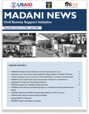Screenshot of MADANI Newsletter May to July 2020