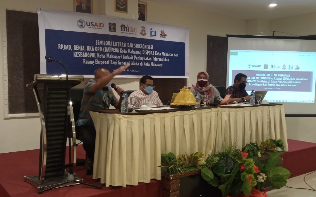The Local Government of Makassar signs agreement with MADANI civil society partners to increase tolerance through cooperation among youth groups of different backgrounds
