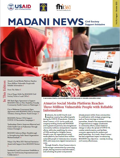 MADANI News, Volume 7, August – October 2021