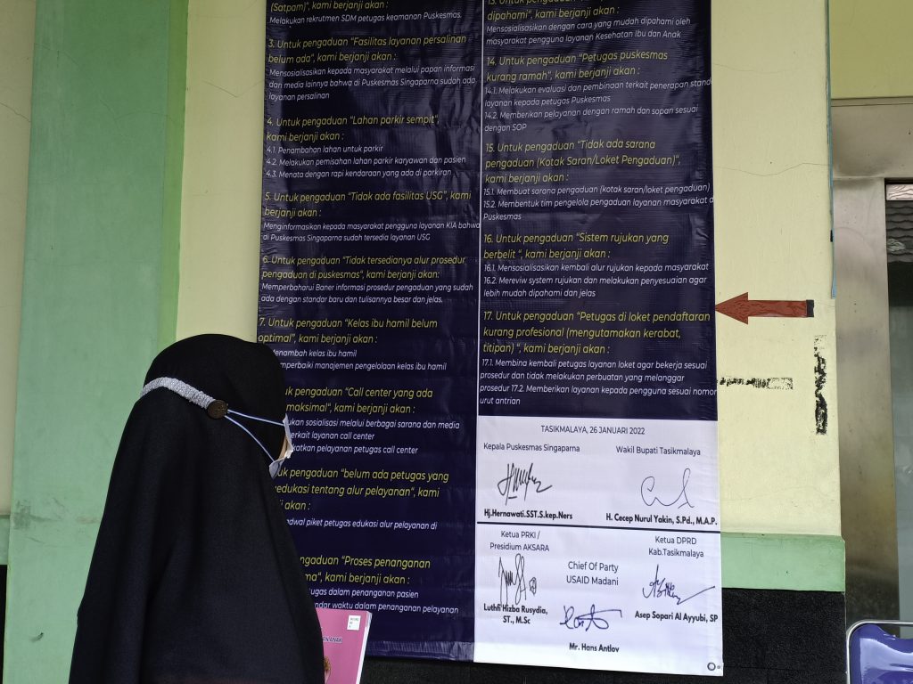 Civil Society Improved Government Accountability and Public Services Delivery in Tasikmalaya District