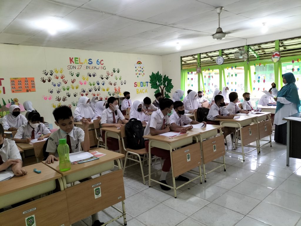 Teaching activity in selected primary school in Singkawang