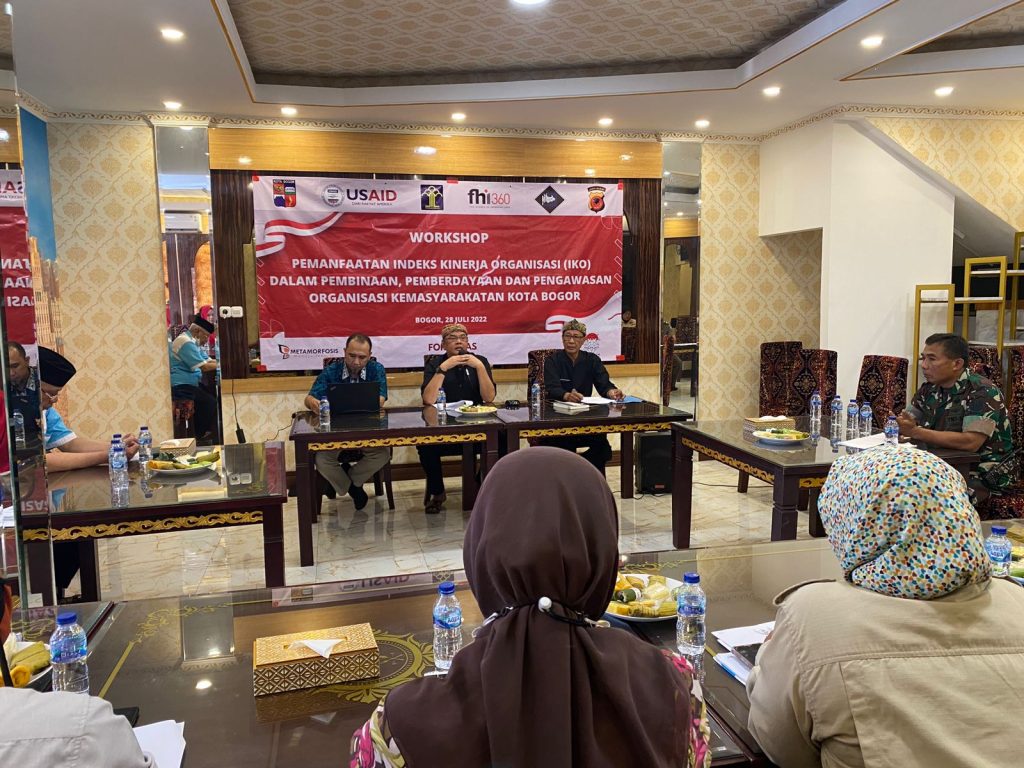 Pertemuan untuk mempromosikan penggunakan Indeks Kinerja Organisasi (IKO) bagi OMS di Kota Bogor