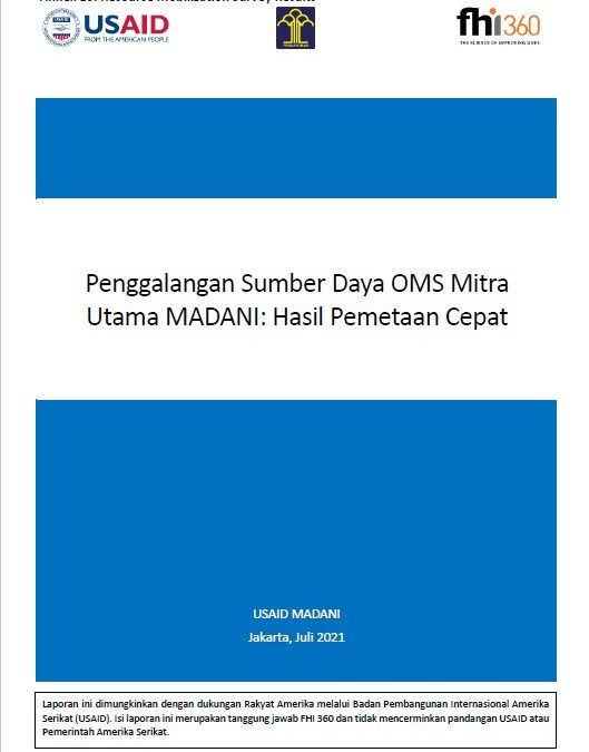 Penggalangan Sumber Daya OMS Mitra Utama MADANI: Hasil Pemetaan Cepat