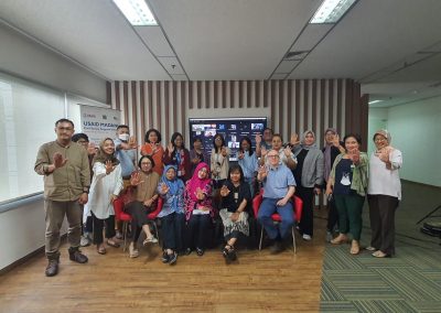 Knowledge Sharing on MADANI’s experience in improving GESI in institutional policy, GESI-sensitive culture, advocacy, and women's leadership for civil society organizations, 28 November 2023.
